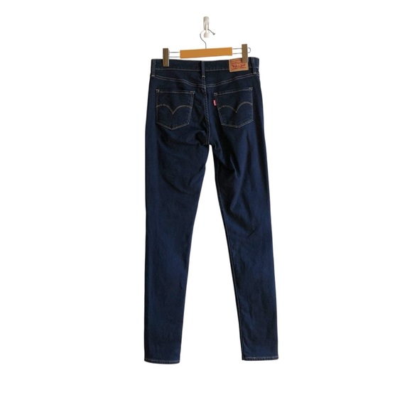 Levi’s 311 Shaping Skinny Jeans Dark Blue Size 27 Mid Rise - Picture 7 of 13